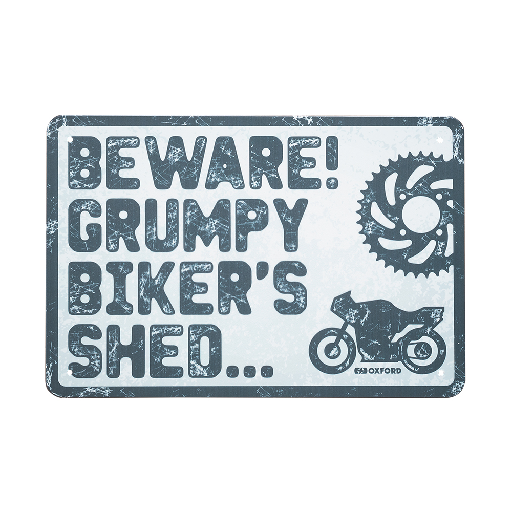 Oxford Oxford Garage Metal Sign Beware